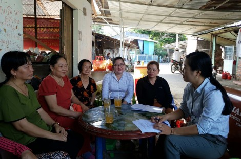 Phụ nữ tích cực giữ gìn an ninh trật tự