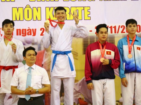 Cần Thơ đoạt 5 HCV ngày đầu môn Karatedo Đại hội Thể thao ĐBSCL
