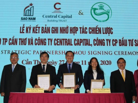 Ký kết ghi nhớ hợp tác giữa UBND TP Cần Thơ

với liên danh Công ty TNHH Đầu tư Central Capital và Công ty CP Đầu tư Sao Nam