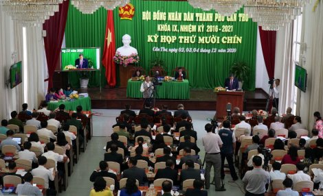 Khai mạc kỳ họp thường lệ cuối cùng 
của HĐND thành phố nhiệm kỳ 2016-2021