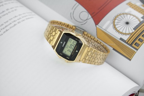 Đồng hồ điện tử nữ cá tính theo phong cách Vintage Gold