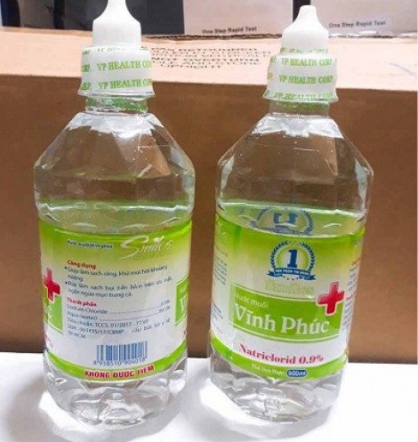 Đình chỉ lưu hành nước muối, kem chống nẻ không đạt chất lượng