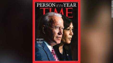 Ông Biden và  cấp phó được TIME chọn là “Nhân vật của năm”