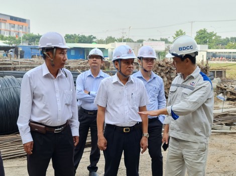 Lãnh đạo TP Cần Thơ kiểm tra tiến độ công trình vốn ODA