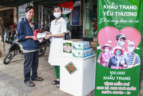 Tình người miền Tây: 100.000 khẩu trang tặng người nghèo từ chuỗi nhà thuốc Trung Sơn Pharma