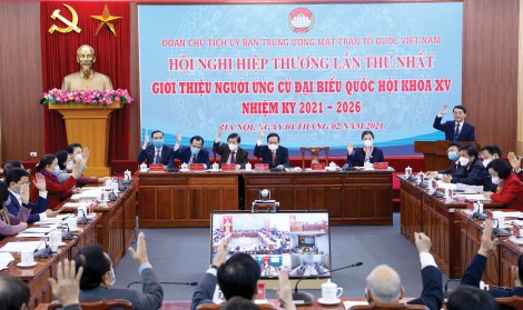 Hội nghị hiệp thương lần thứ nhất về việc giới thiệu người ứng cử đại biểu Quốc hội khóa XV