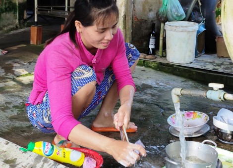 Đầu tư công trình cấp nước sạch phục vụ người dân ở Thường Thạnh
