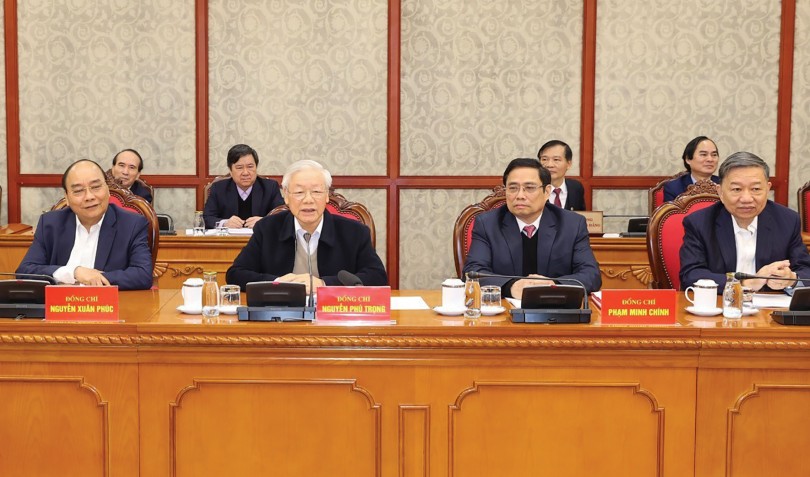 Tổ chức thành công cuộc bầu cử,

đưa Nghị quyết Đại hội XIII vào cuộc sống