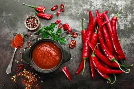 Điều gì xảy ra khi bạn dùng

thức ăn cay nóng?