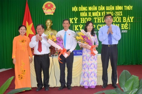 Bình Thủy bầu bổ sung phó chủ tịch HĐND và UBND