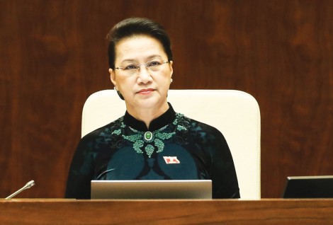 Miễn nhiệm Chủ tịch Quốc hội,
Chủ tịch Hội đồng Bầu cử quốc gia
đối với bà Nguyễn Thị Kim Ngân