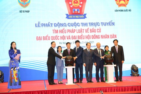 Phát động Cuộc thi trực tuyến “Tìm hiểu pháp luật về bầu cử ĐBQH và HĐND”