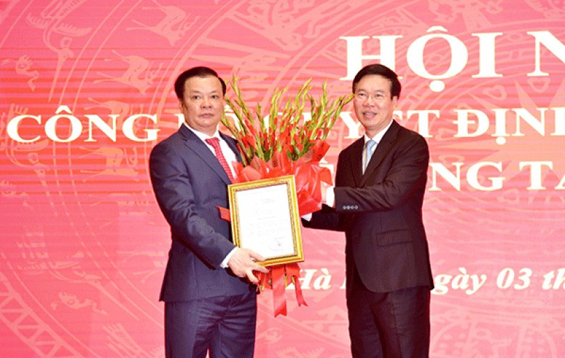Ðồng chí Ðinh Tiến Dũng làm Bí thư Thành ủy Hà Nội