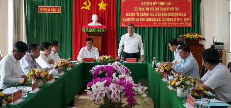 Tăng cường sự lãnh đạo của Đảng đối với công tác bầu cử đại biểu Quốc hội và đại biểu HĐND