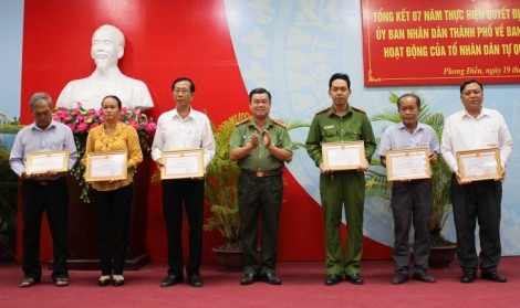 Phát huy vai trò Tổ Nhân dân tự quản trong giữ gìn an ninh trật tự