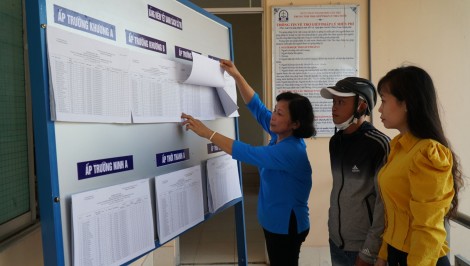 Trường Xuân B chuẩn bị tốt cuộc bầu cử