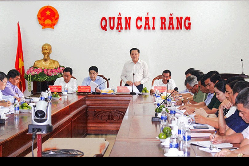 Kiểm tra công tác chuẩn bị bầu cử tại quận Cái Răng và huyện Phong Ðiền