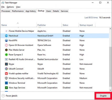 Cách tăng tốc khởi động Windows 10