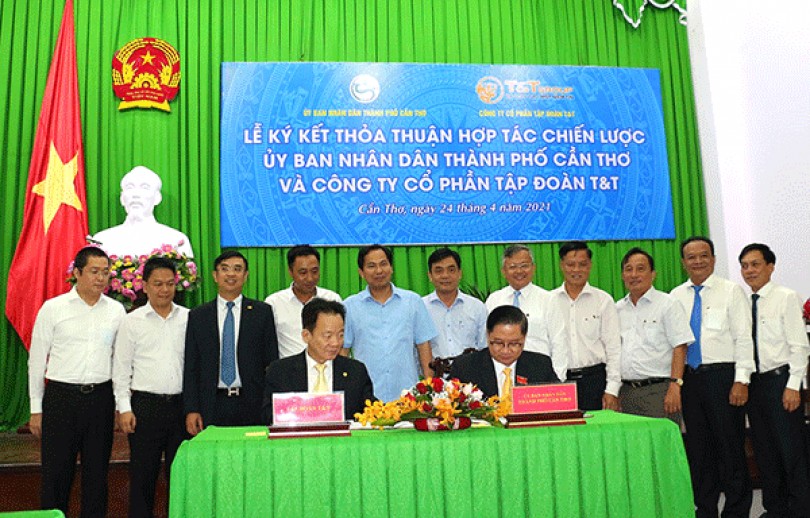 TP Cần Thơ ký kết thỏa thuận hợp tác chiến lược với Công ty CP Tập đoàn T&T