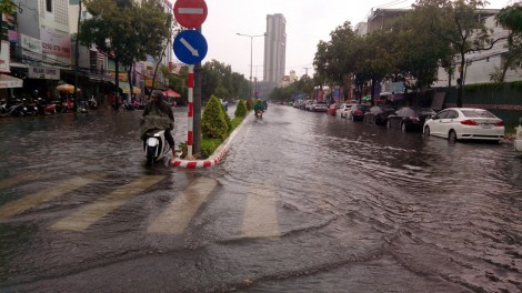 Mưa lớn xuất hiện khắp ĐBSCL