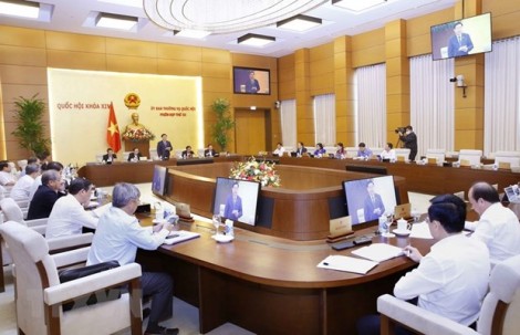 Khai mạc Phiên họp thứ 55 của Ủy ban Thường vụ Quốc hội