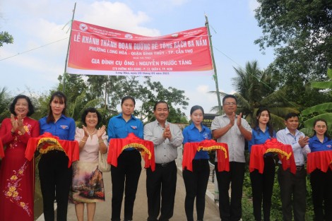 Khánh thành công trình cầu và đường giao thông rạch Ba Nẩm