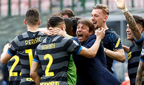 Inter Milan chính thức lên ngôi Serie A