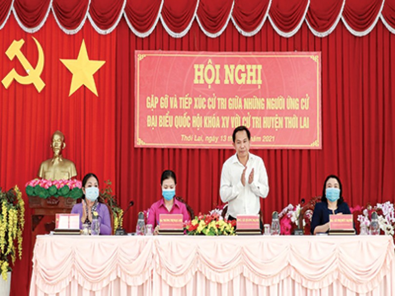 Những người ứng cử đại biểu Quốc hội, HĐND tiếp tục tiếp xúc cử tri