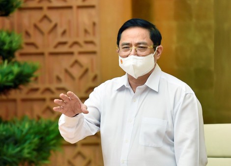Thủ tướng Phạm Minh Chính: Phải đẩy lùi dịch COVID-19 tại 2 tỉnh Bắc Giang, Bắc Ninh