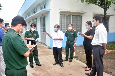 Bình Thủy: Khảo sát điểm cách ly y tế phòng, chống dịch COVID-19