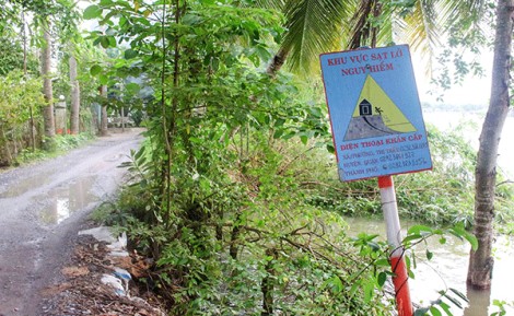 Khởi công xây dựng kè chống sạt lở sông Ô Môn khu vực Thới An