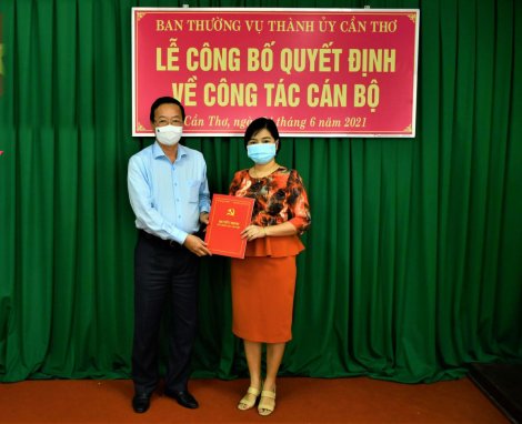 Điều động Giám đốc Sở Giáo dục và Đào tạo làm Phó Trưởng Ban Tuyên giáo Thành ủy Cần Thơ