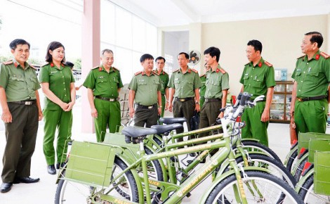 Xây dựng công an phường điển hình, kiểu mẫu về an ninh trật tự và văn minh đô thị