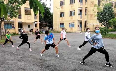 Các đội thể thao Cần Thơ tập luyện tại chỗ, giữ phong độ
