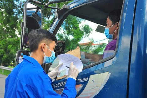 Sở Giao thông vận tải hướng dẫn kiểm soát y tế đối với phương tiện vận chuyển hàng hóa đi vào địa bàn TP Cần Thơ
