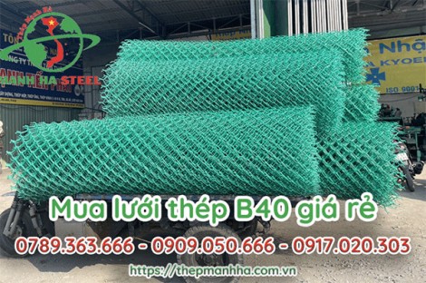 Thép Mạnh Hà - Nhà phân phối lưới B40 uy tín tại Cần Thơ
