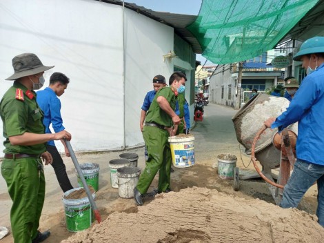 Tuổi trẻ chung sức xây dựng văn minh đô thị
