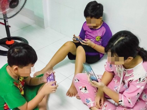 Những ngày giãn cách, phòng ngừa trẻ nghiện điện thoại