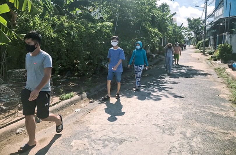 Cần Thơ: phong tỏa 8 tuyến đường trong khu dân cư 3A, phường An Bình, quận Ninh Kiều