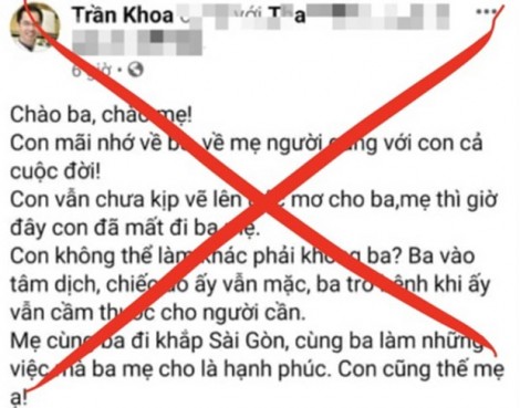 Hai tài khoản Facebook bị xử phạt vì chia sẻ tin về "bác sỹ Khoa"