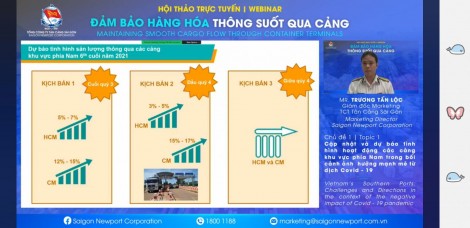 Tân Cảng Sài Gòn cam kết đồng hành cùng khách hàng, đảm bảo hàng hóa thông suốt qua cảng