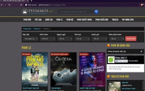 Công an TP.HCM khởi tố vụ đăng lậu phim trên trang phimmoi.net