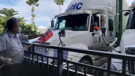 Phương tiện vận chuyển từ các địa phương khác đến Cần Thơ để giao nhận hàng hóa không cần đăng ký trước nhưng phải đảm bảo an toàn phòng, chống dịch