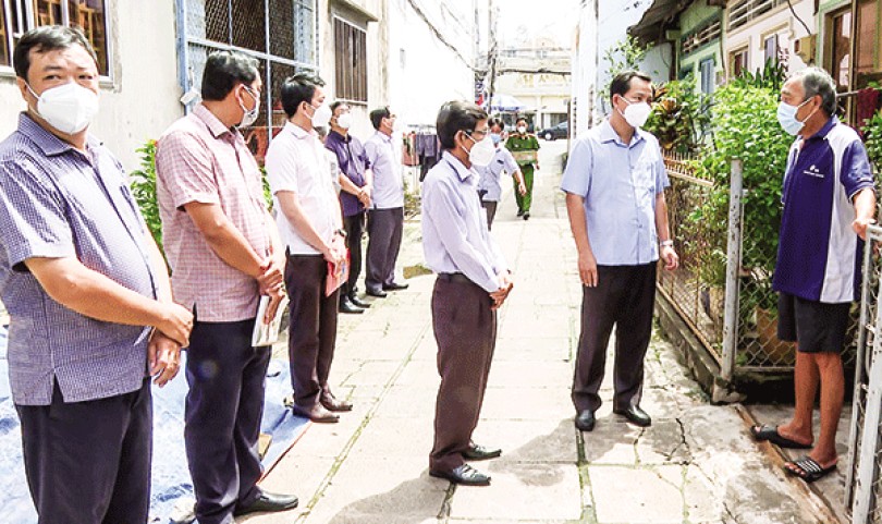 Siết chặt công tác phòng, chống dịch và đảm bảo an ninh trật tự