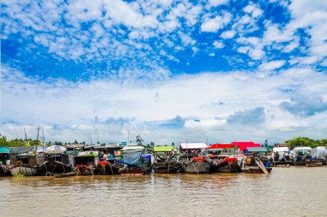 Chợ nổi Cái Răng những ngày giãn cách...