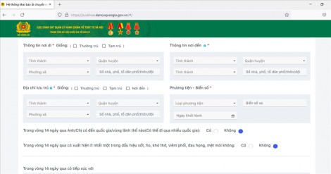 Triển khai phần mềm quản lý công dân nghi nhiễm COVID-19