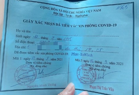 Tạm đình chỉ phó chủ tịch phường giúp cô gái tiêm vaccine COVID-19