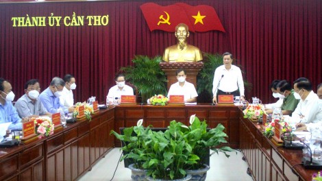 Bàn phương án mở cửa khôi phục sản xuất, phục hồi phát triển kinh tế TP Cần Thơ