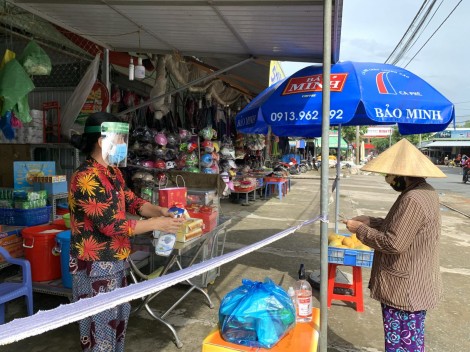 Đảm bảo an toàn phòng, chống dịch khi mở lại chợ truyền thống