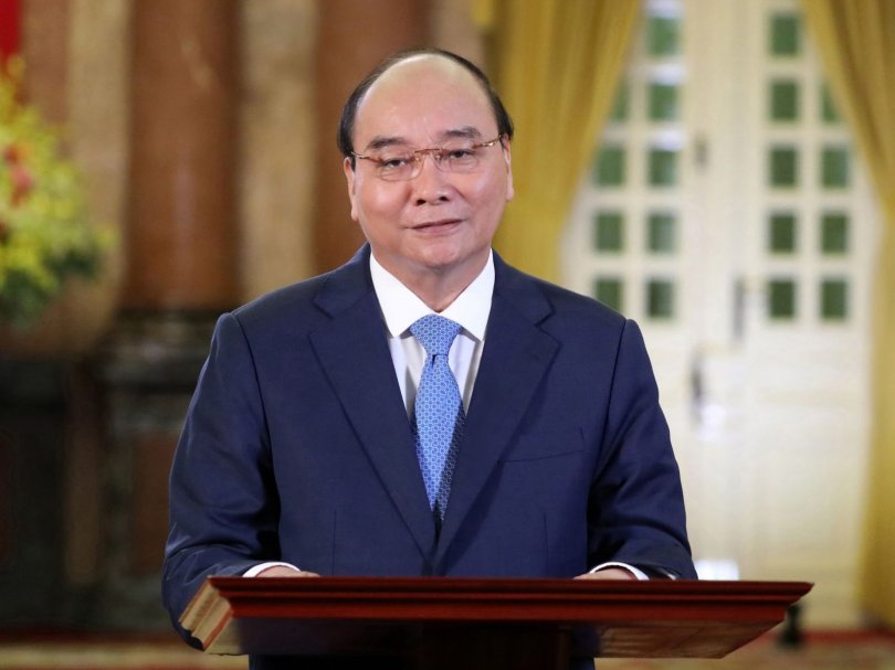 Chủ tịch nước Nguyễn Xuân Phúc dự Hội nghị thượng đỉnh doanh nghiệp APEC 2021